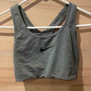 Grey Nike Sports Bra